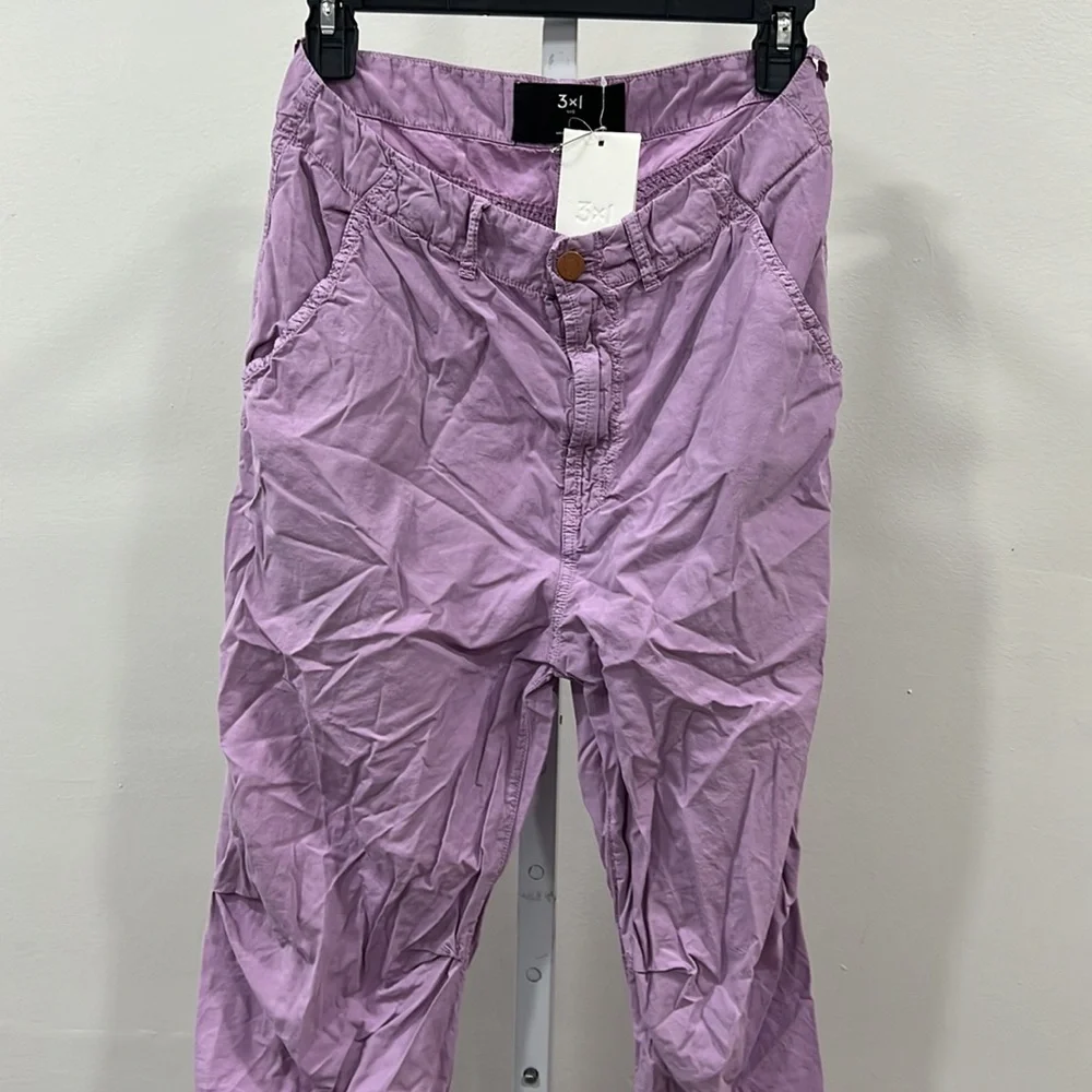 3x1 Friday Flip Pant in Lilac - Picture 5 of 12